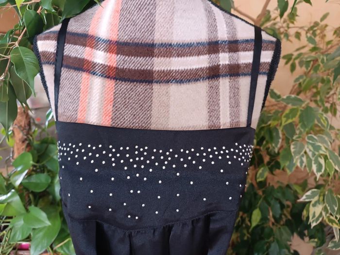 Tunique noire brillants argentés - photo numéro 4