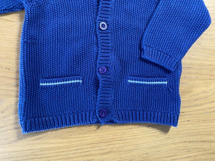DOAM Gilet bleu marine Taille 9 mois - photo numéro 3