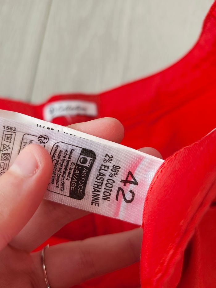 Short U Collection rouge taille 42 - photo numéro 4