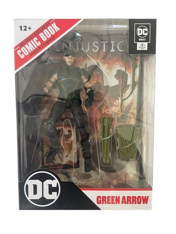 Figurine Dc Comics Green Arrow 18 cm + comic Book McFarlane Toys neuf