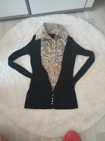 pull chemisier femme taille M