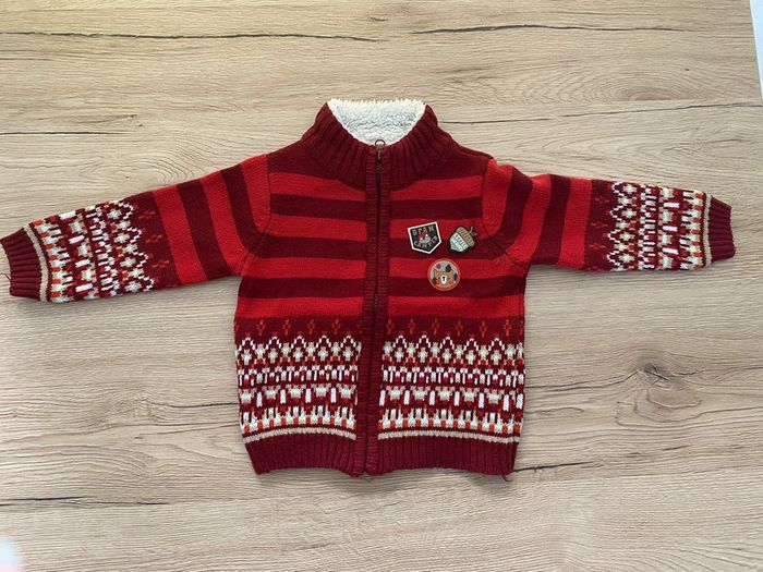 Lot 2 gilets DPAM noël 6 mois - photo numéro 5