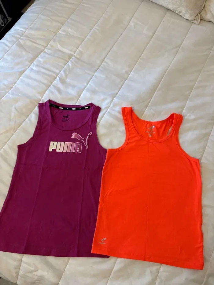 Lot débardeur sport 10 ans