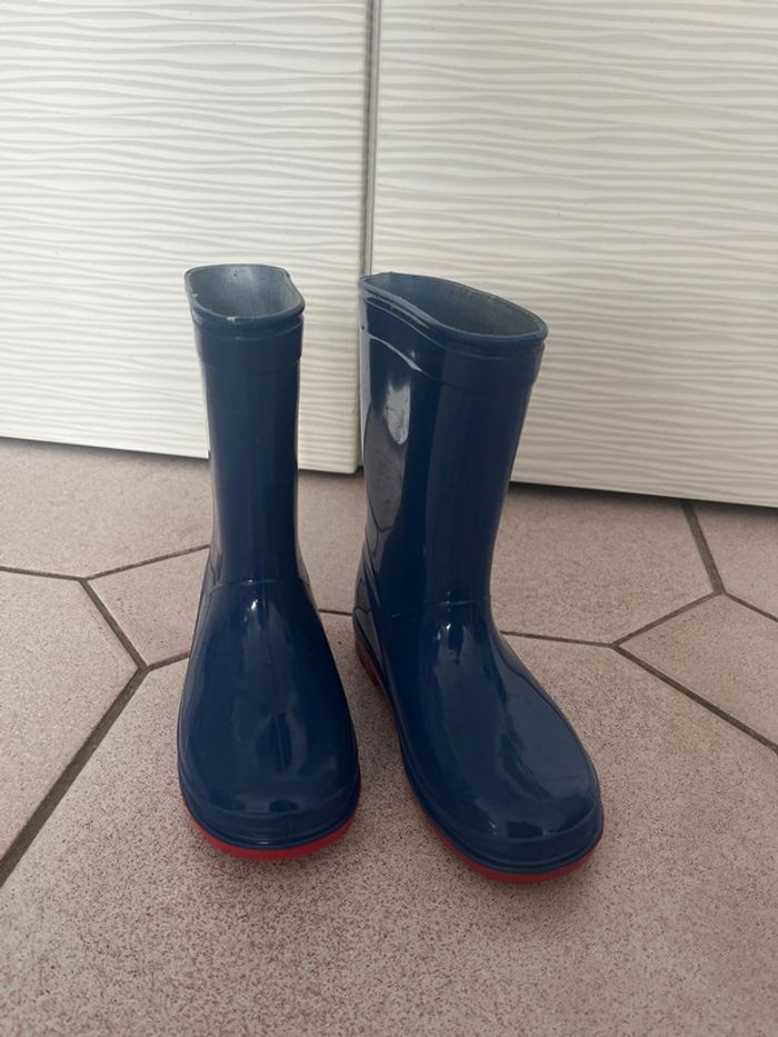 Paire de bottes bleues et rouge pointure 28 - photo numéro 3