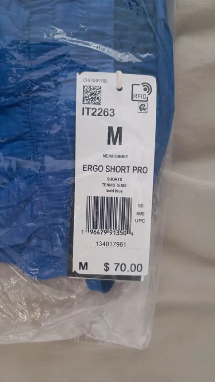 Shorts blu Adidas - photo numéro 6
