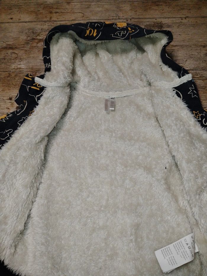 Magnifique veste zippée mi saison garçon 12 mois - photo numéro 3