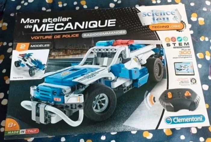 🚓 Atelier mécanique – Voiture de police radiocommandée - Clémentoni - photo numéro 5