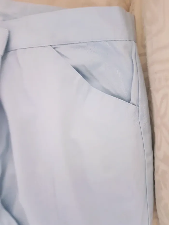 Pantalon bleu ciel TEX T 42 Neuf - photo numéro 2