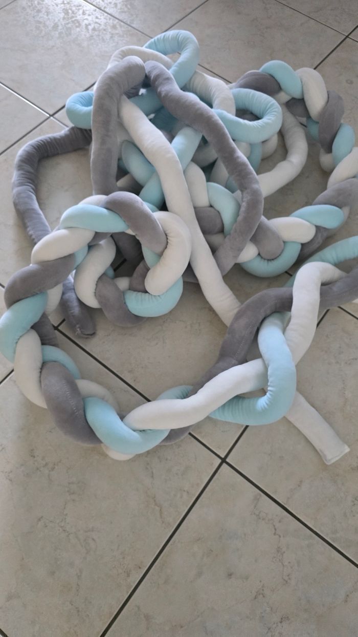 😍🥰🤩⚘️superbe Lot : DEUX TRESSES DE LIT  :4 M  et 2 M (indissociable)!!!😍🤩🥰 - photo numéro 6