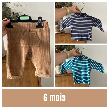 Lot de vêtements - 6 mois