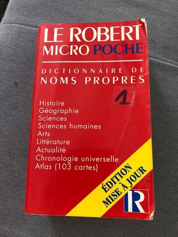 1008-dictionnaire de noms propres TBE