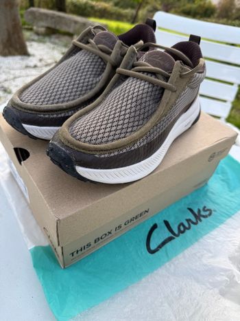 Chaussures Clarks ATL Trail Wally Sneakers, Olive, 41.5