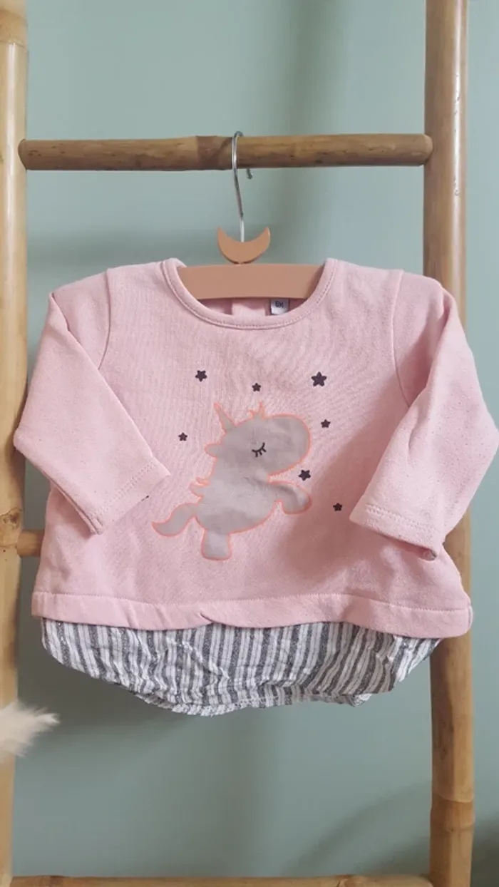 T-shirt avec chemise "licorne"
