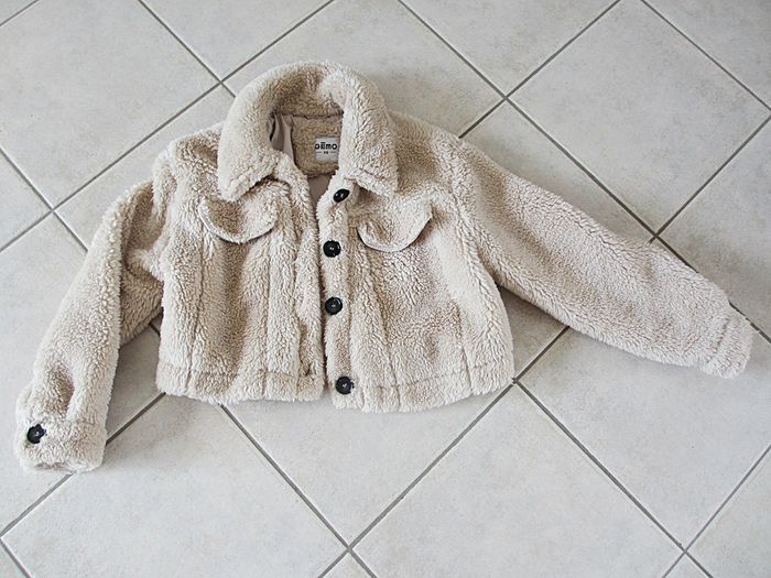 Veste courte fausse fourrure femme Gémo – Taille XS