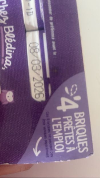 Brique de lait haricot vert 