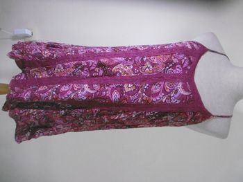 hollister robe bain de soleil fuchsia imprimé  T S 