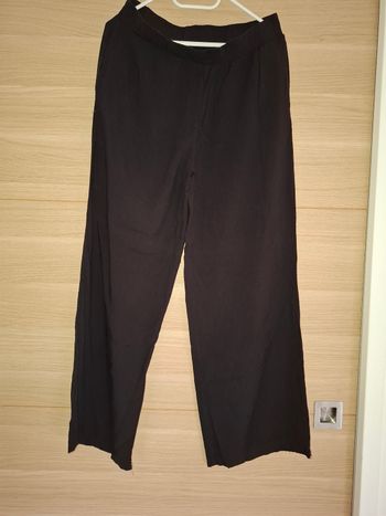 Pantalon fluide noire L