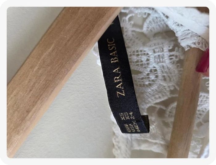 t-shirt Zara blanc taille Xs - photo numéro 5