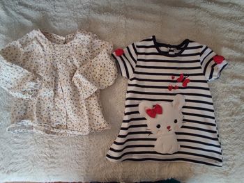 Lot blouse et tunique 12 mois