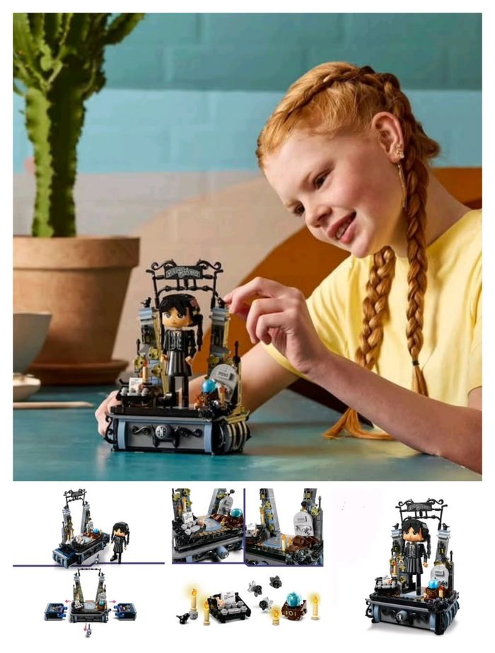 Lego figurine articulée brique famille Addams mercredi - photo numéro 2