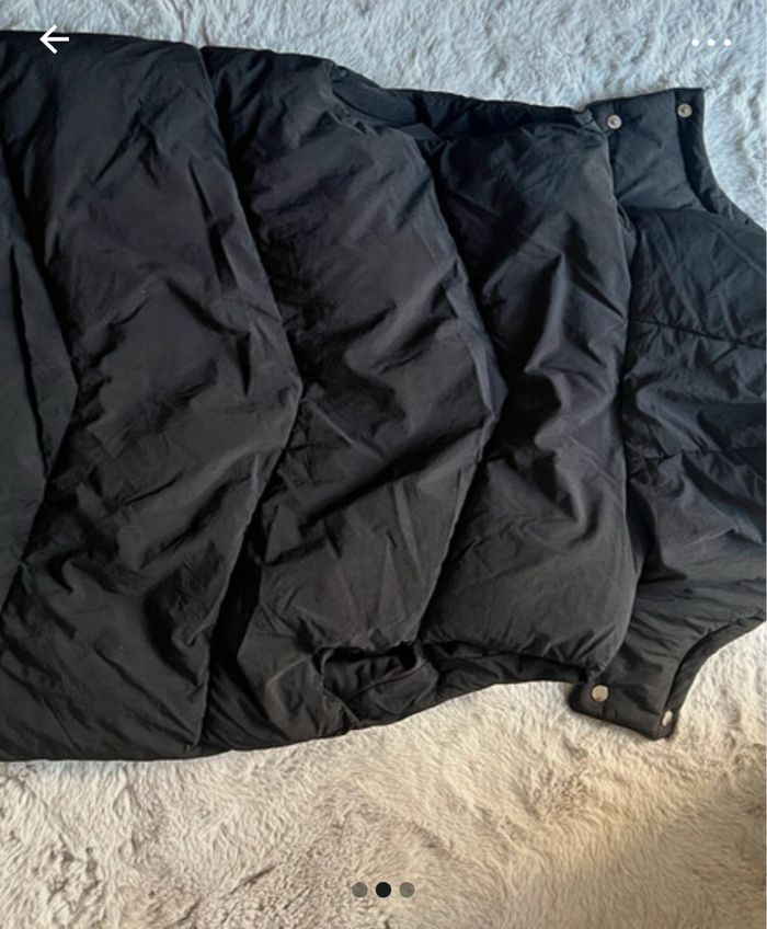Veste longue sans manche noir - photo numéro 2