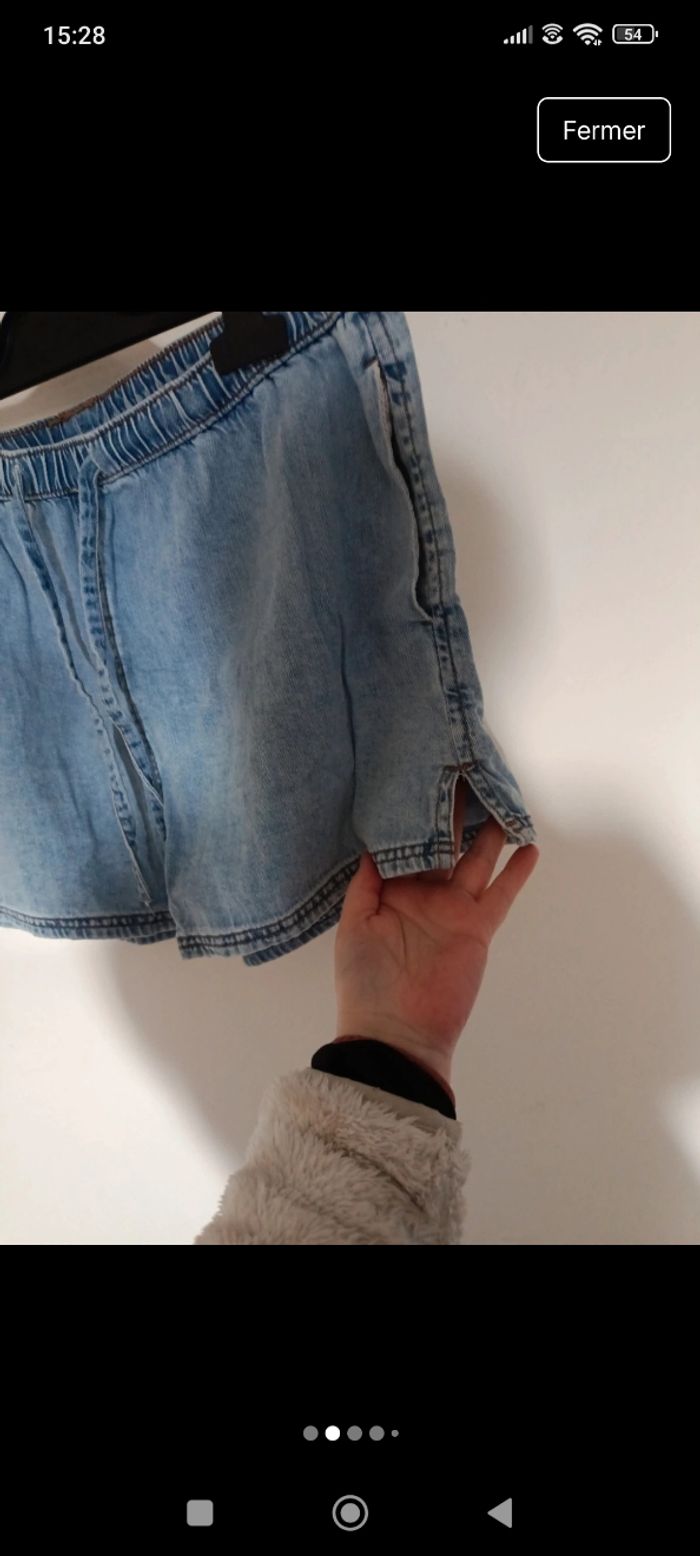 Short en jean Kiabi taille 42 - photo numéro 3