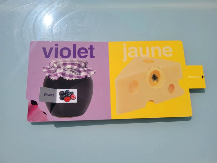 Livre animé de volets et tirettes 🌸 Couleurs 🎨 Mes premiers pas vers l'apprentissage - photo numéro 7