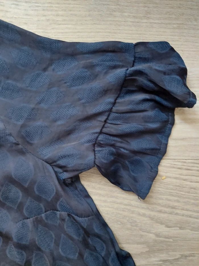 Blouse bleu h&M neuve t 34 - photo numéro 4