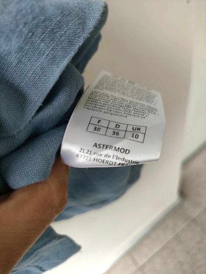 chemise blouse lin Julie Guerlande 38 40 - photo numéro 7