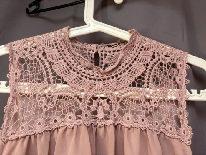 Haut Only, vieux rose, débardeur - photo numéro 3