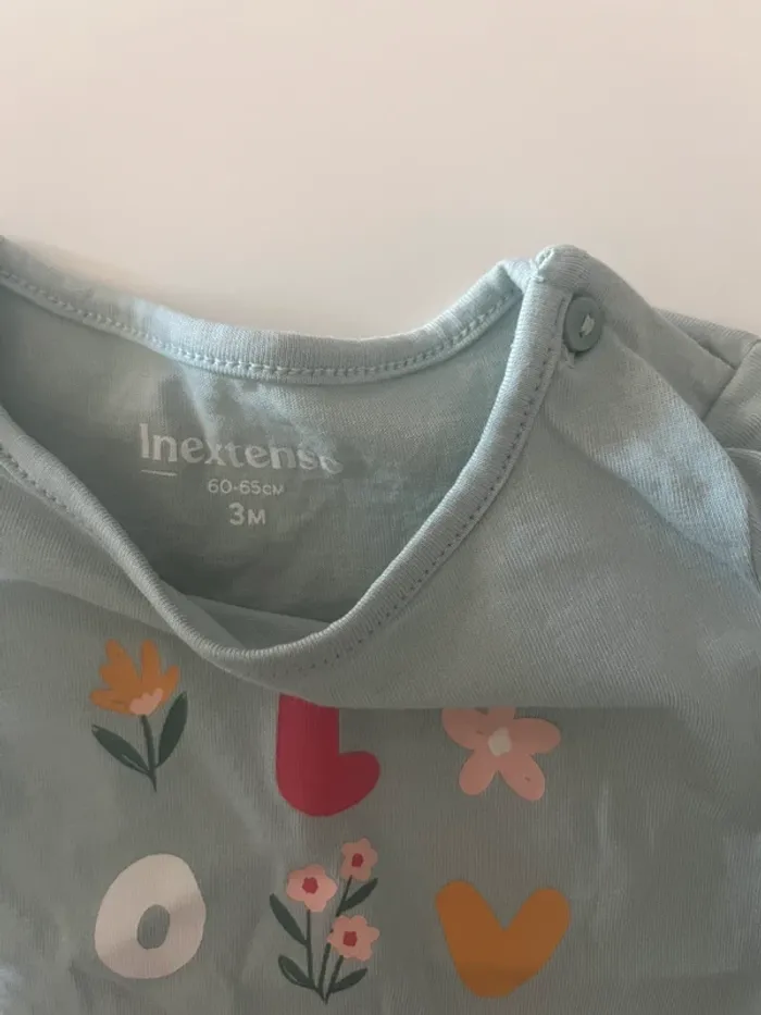 Lot de 2 tee-shirts manches longues bébé fille – Neuf - 3 mois 🌷 - photo numéro 5