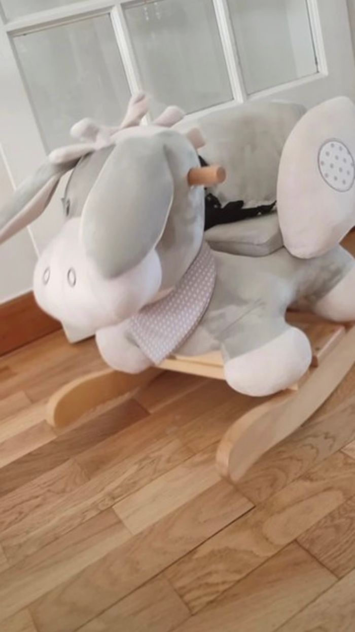 Bascule Ane Capuccino assise Beige - photo numéro 2