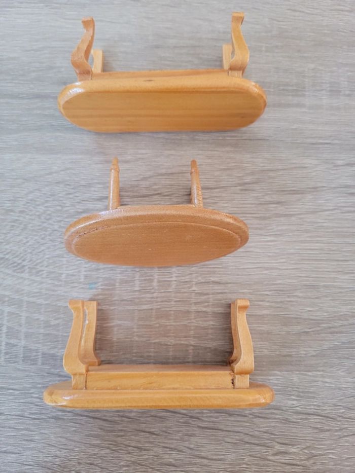 Lot de 3 tables en bois - photo numéro 4