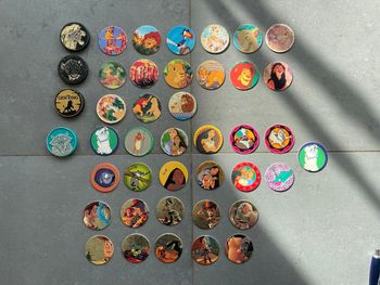 Lot pogs Disney vintage 