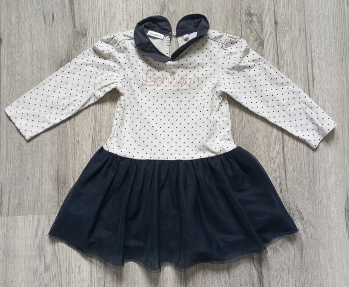 Robe à pois 3 ans