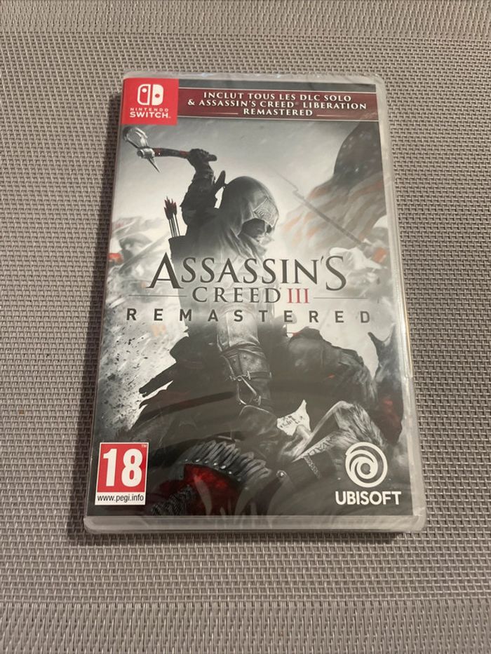 Assassin's Creed III Remastered Jeu Nintendo Switch FR
