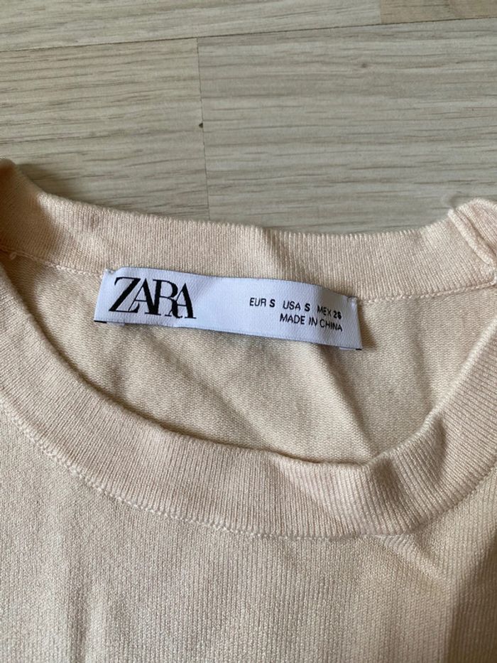 Pull beige Zara - photo numéro 3