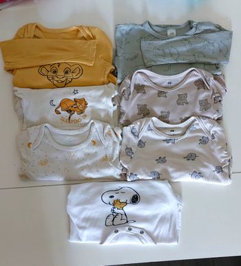 Lot de 7 bodies manches longues