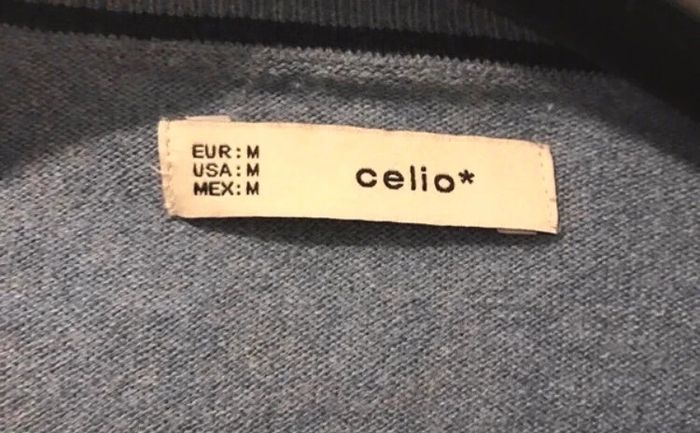 Pull homme celio été manches longues col v bleu taille M - photo numéro 3