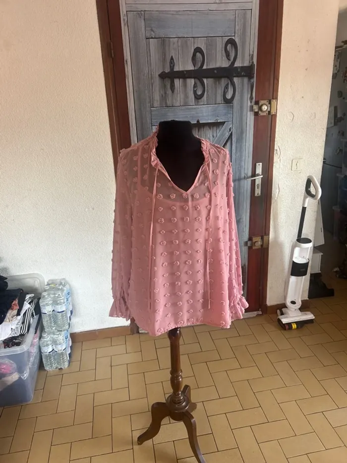 Jolie blouse manches longues Shein grande taille