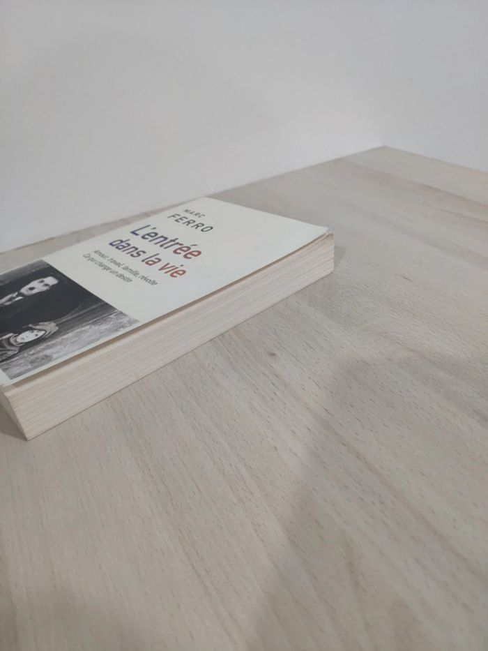 Livre grand format essai L'entrée dans la vie amour travail famille révolte change destin Ferro - photo numéro 3