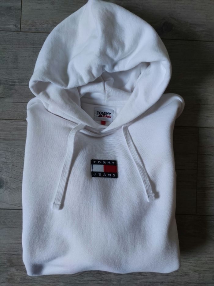 Sweat à capuche homme Tommy Jeans neuf taille L - photo numéro 3