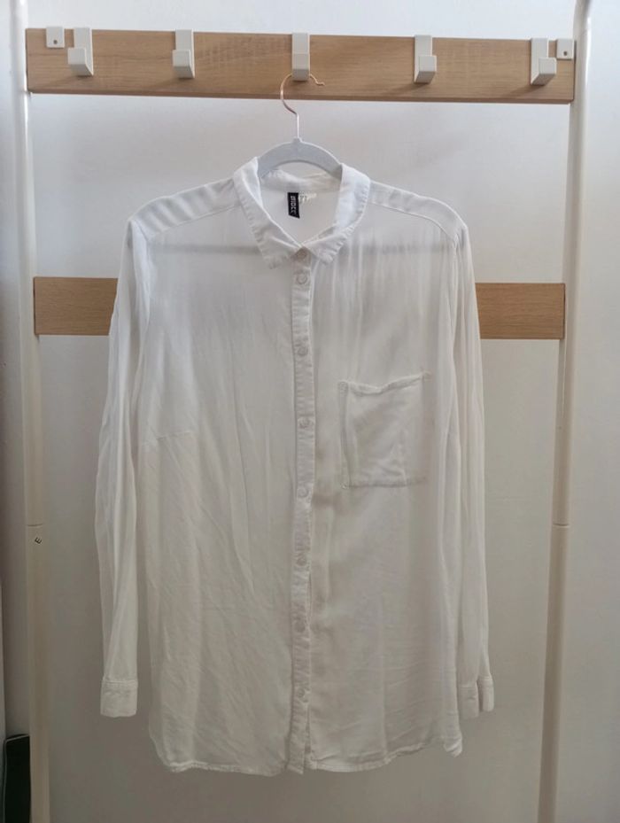 Chemise blanche femme fluide