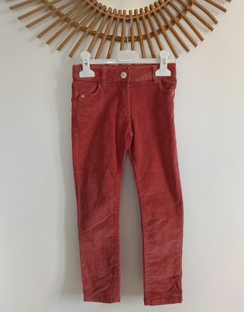 Pantalon rose en velours orchestra 5ans 