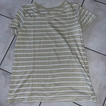 Tee-shirt manches courtes rayé