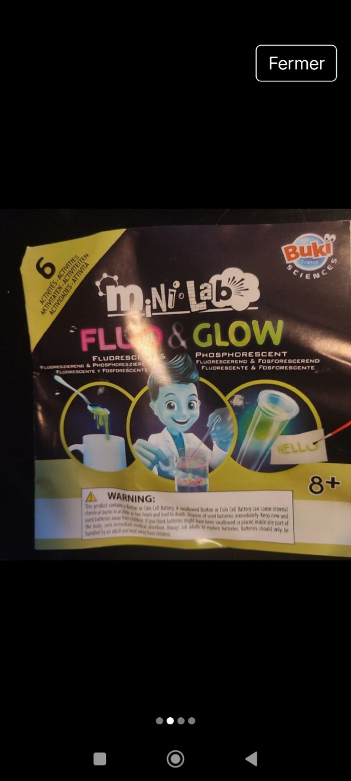 Mini Lab Fluo & Glow Buki - photo numéro 2