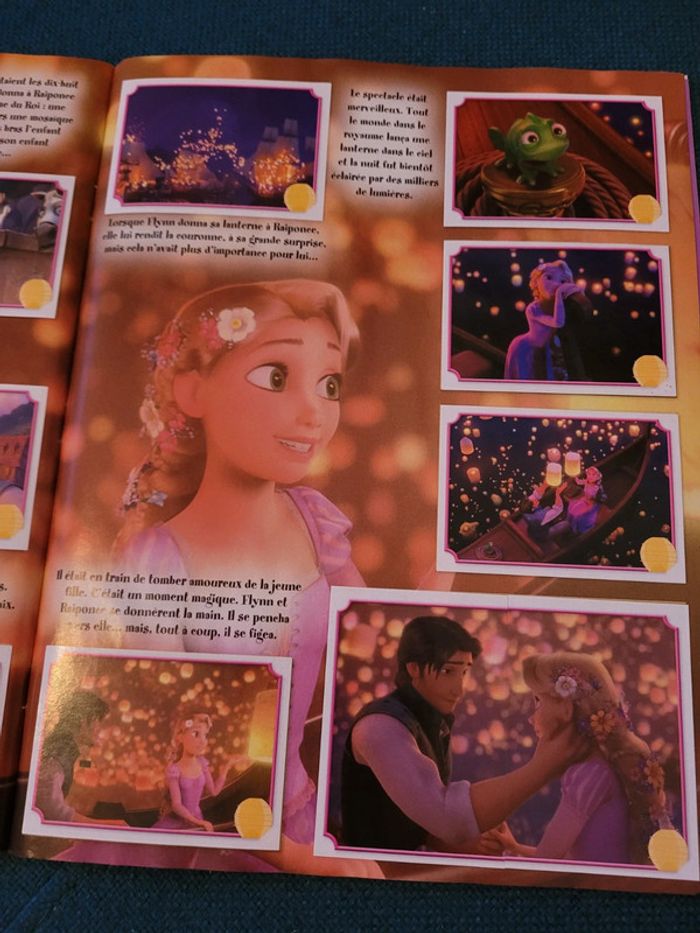Album livre Panini complet Raiponce Disney + poster excellent etat stickers autocollants - photo numéro 8