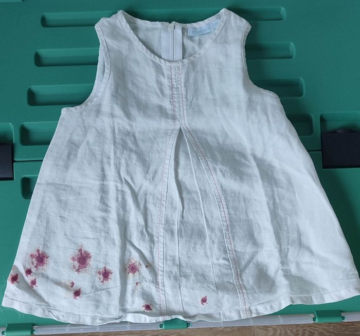 Robe en lin/coton 18M