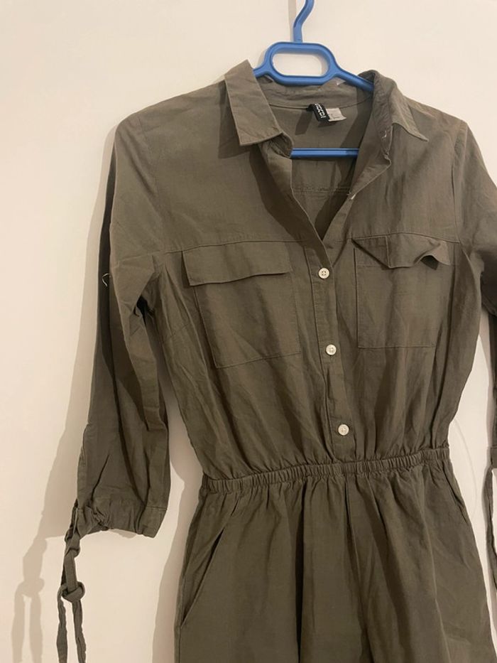 Combishort kaki H&M Taille 36 - photo numéro 2