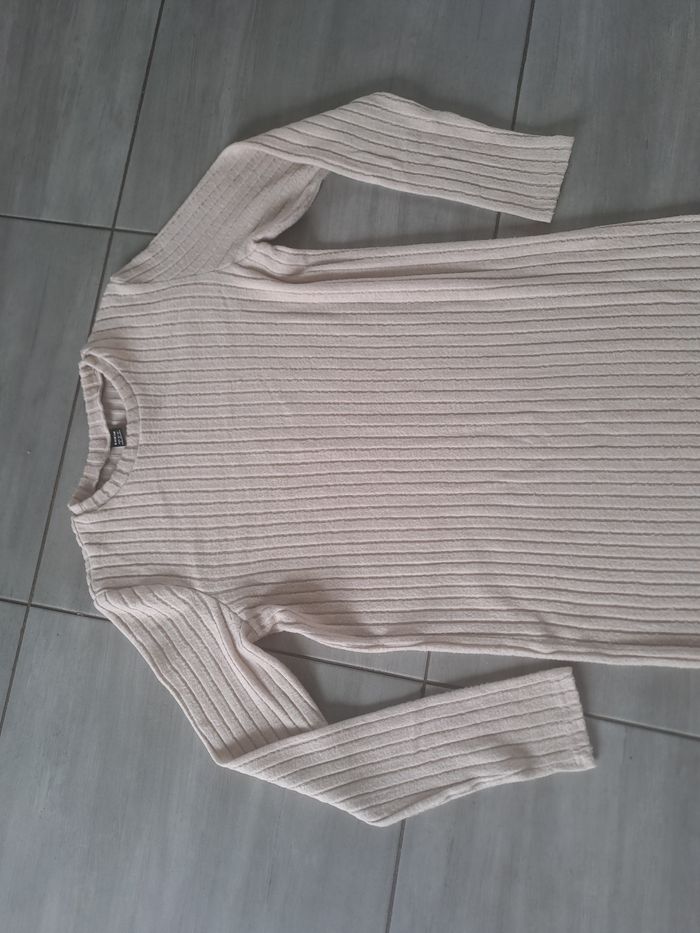 Robe pull léger Beige Shein Taille S - photo numéro 2